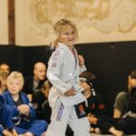Excited children Ready to achieve their goals in Jiu Jitsu