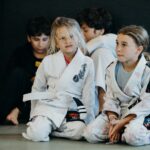 Kids who train jujitsu together become friends