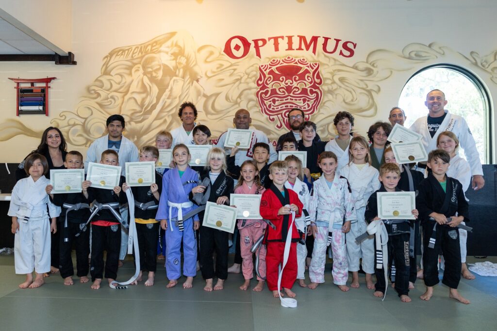 kids jiujitsu Rank Promotion at Optimus BJJ