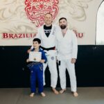 Father and son who train together in Jiu Jitsu