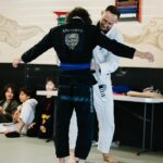 Trevor with his blue belt in jujitsu